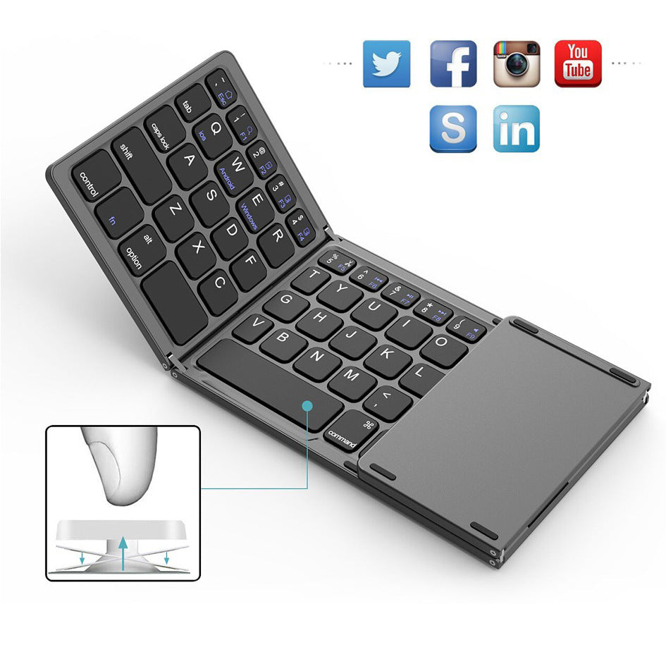 Neues kabelloses faltbares Mini-Bluetooth-Tastatur BO33