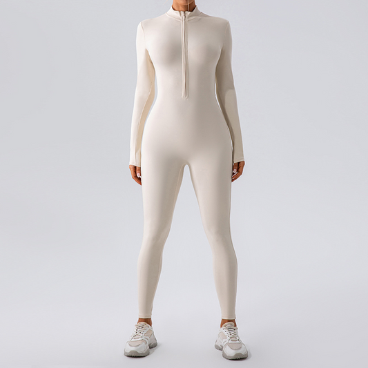 Fleecegefütterter Yoga-Jumpsuit