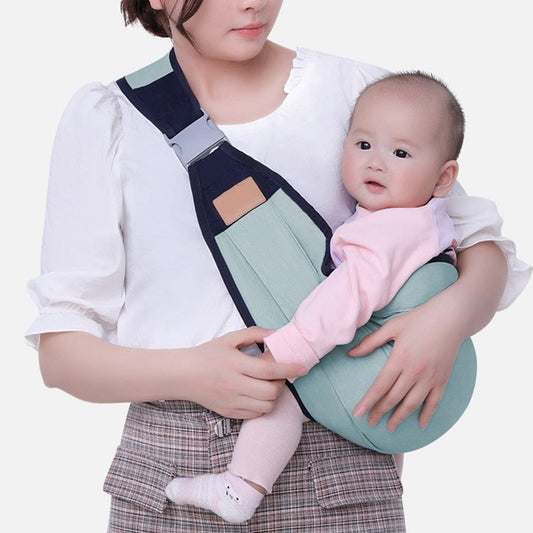 Babytrage als Schulterschlinge