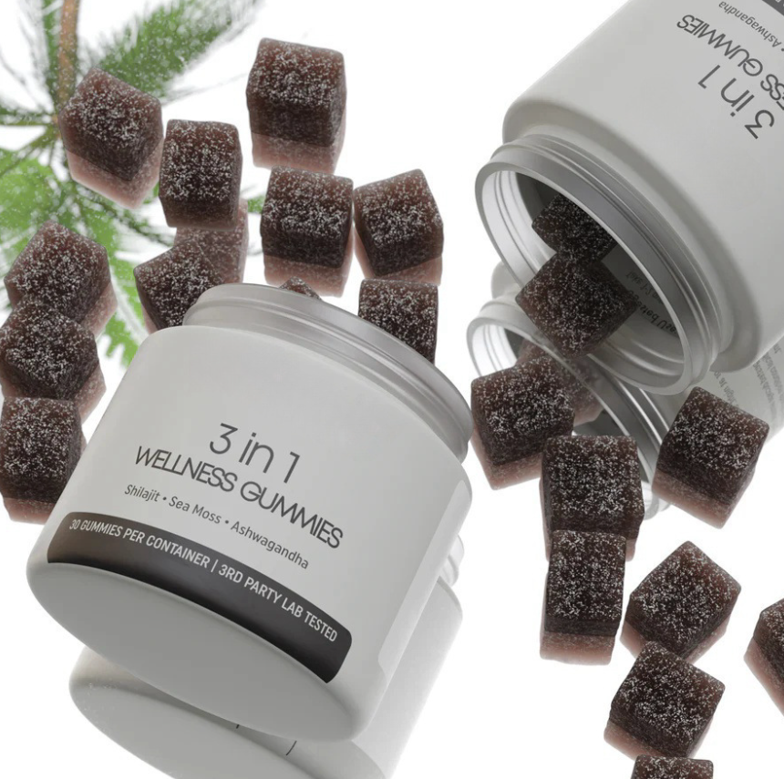 Shilajit 3-in-1 Gummis für Männer